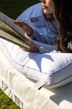 Ostrich feather pillow